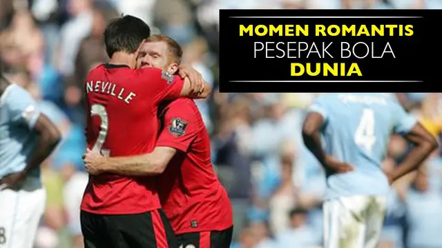 Momen Romantis Pemain Sepak Bola Dunia
