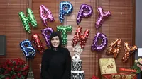 Maia Estianty rayakan ulang tahunnya yang ke-41 tahun di kediamannya di kawasan Pejaten, Jakarta Selatan (27/1/2017). (Herman Zakharia/Liputan6)