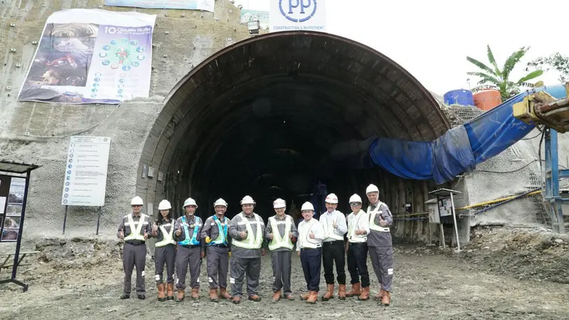 Terowongan Notog merupakan salah satu jalur transportasi kereta api yang menghubungkan Cilacap dan Purwokerto. (Dok PTPP)