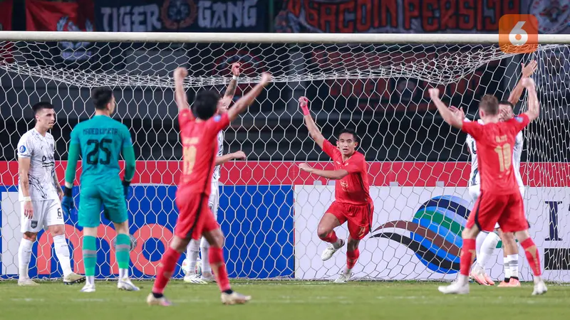 Persija Jakarta Vs Borneo FC Samarinda.