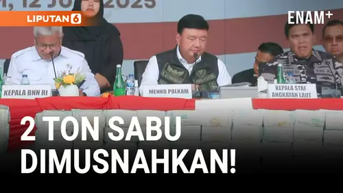  BNN Musnahkan 2 Ton Sabu dari Kapal Sea Dragon!