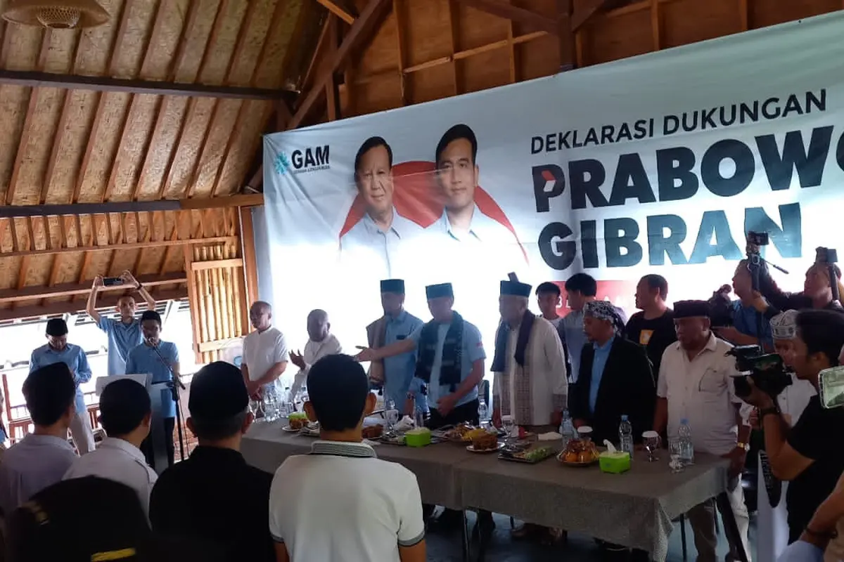 Kala Pemuda Ciamis Dukung Prabowo-Gibran Menang Pilpres 2024