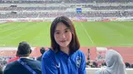 Vivi Novika selalu memberikan dukungan nyata untuk Alfeandra Dewangga. Vivi hadir di tribun stadion Jatidiri Semarang. Vivi hadir mengenakan pakaian PSIS Semarang yang membuatnya kian cantik menawan. Tak heran, Dewangga sangat semangat saat tahu Vivi mendukungnya. (Liputan6.com/IG/@viviinovika)