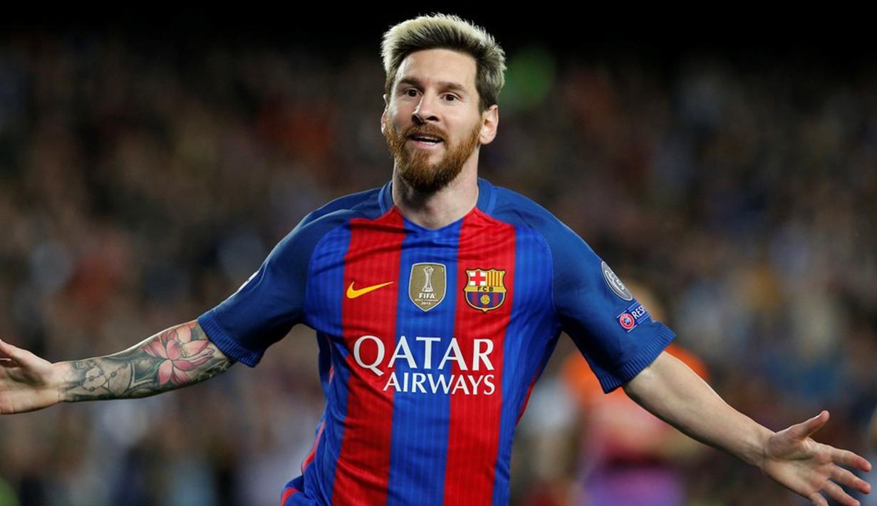 Lionel Messi juga sudah mencetak 3 hattrick bersama Barcelona saat bertanding dalam ajang Copa Del Rey. (AFP/Pau Barrena)