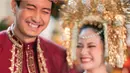 <p>Hanggini resmi menikah dengan Lufthi, pernikahan pun berlangsung sakral dengan menggunakan adat Sumatera. Terlihat dari busana yang dikenakan keduanya. [@hanggini]</p>