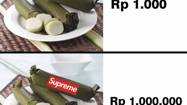 6 Meme Kocak Makanan dengan Label Supreme, Jadi Lebih Mahal