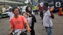 Terminal Kalideres Jakarta Barat melayani pemudik untuk tujuan berbagai kota di Pulau Jawa dan Sumatera. (Liputan6.com/Angga Yuniar)