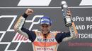 2. Marc Marquez (Repsol Honda) - 4,9 juta Follower. (AP/Jens Meyer)