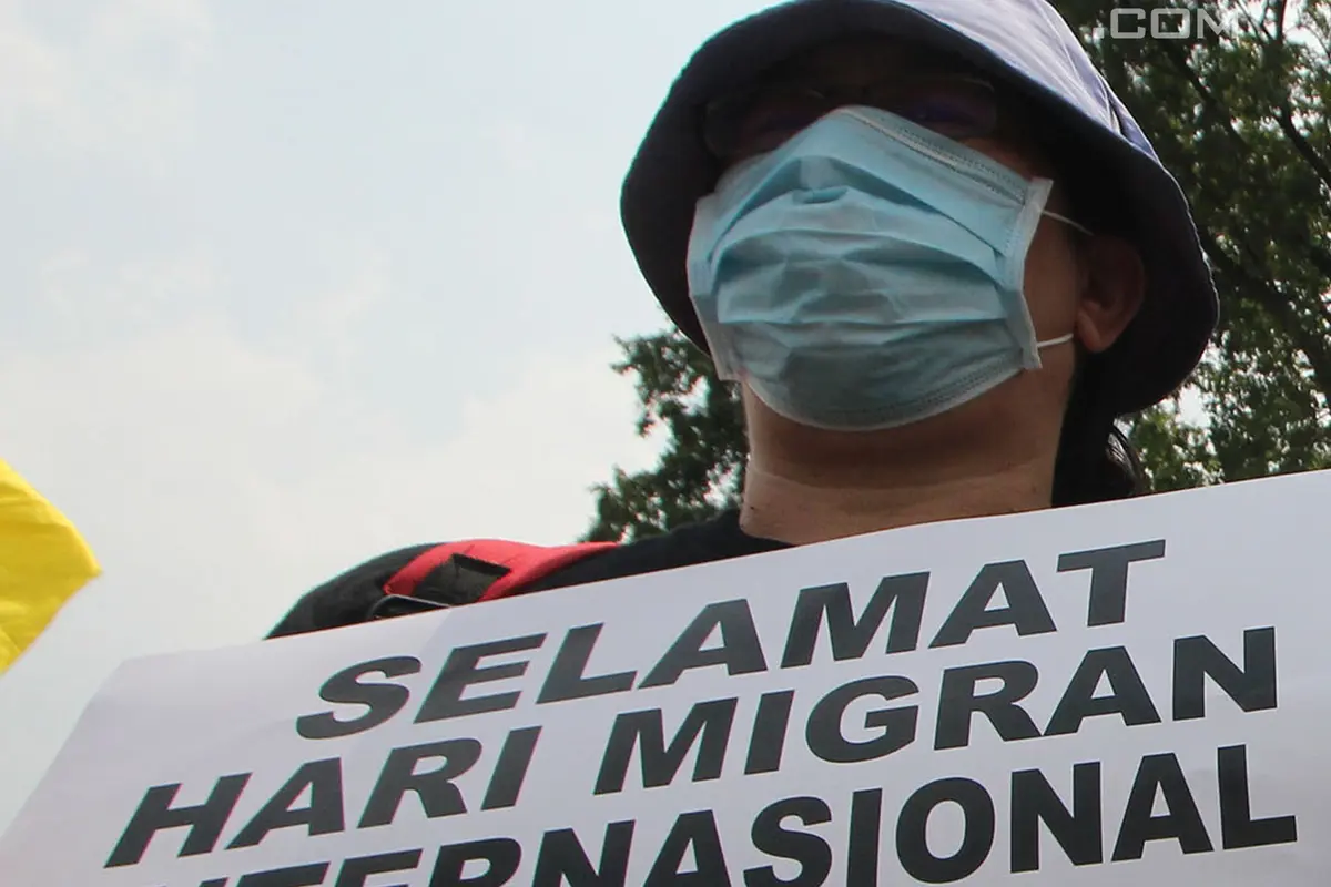 Hari Buruh Migran Internasional 2018, Massa Geruduk Istana Merdeka