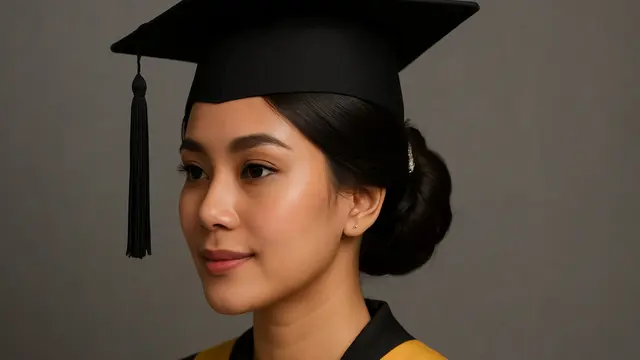 7 Rambut Sanggul yang Cocok untuk Topi Toga Wisuda, Elegan dan Tahan Seharian