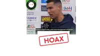 Cek Fakta Cristiano Ronaldo komentari Marselino Ferdinan