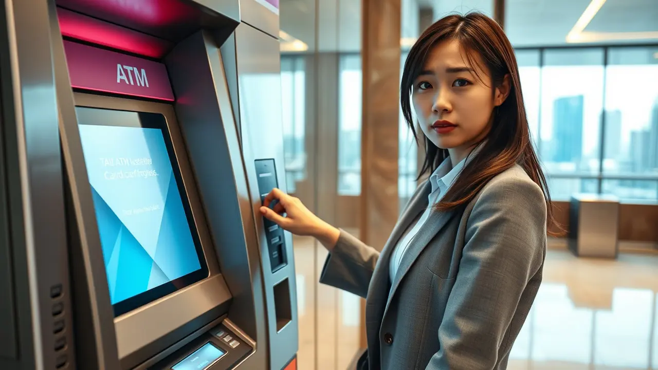 cara mengurus atm yang tertelan