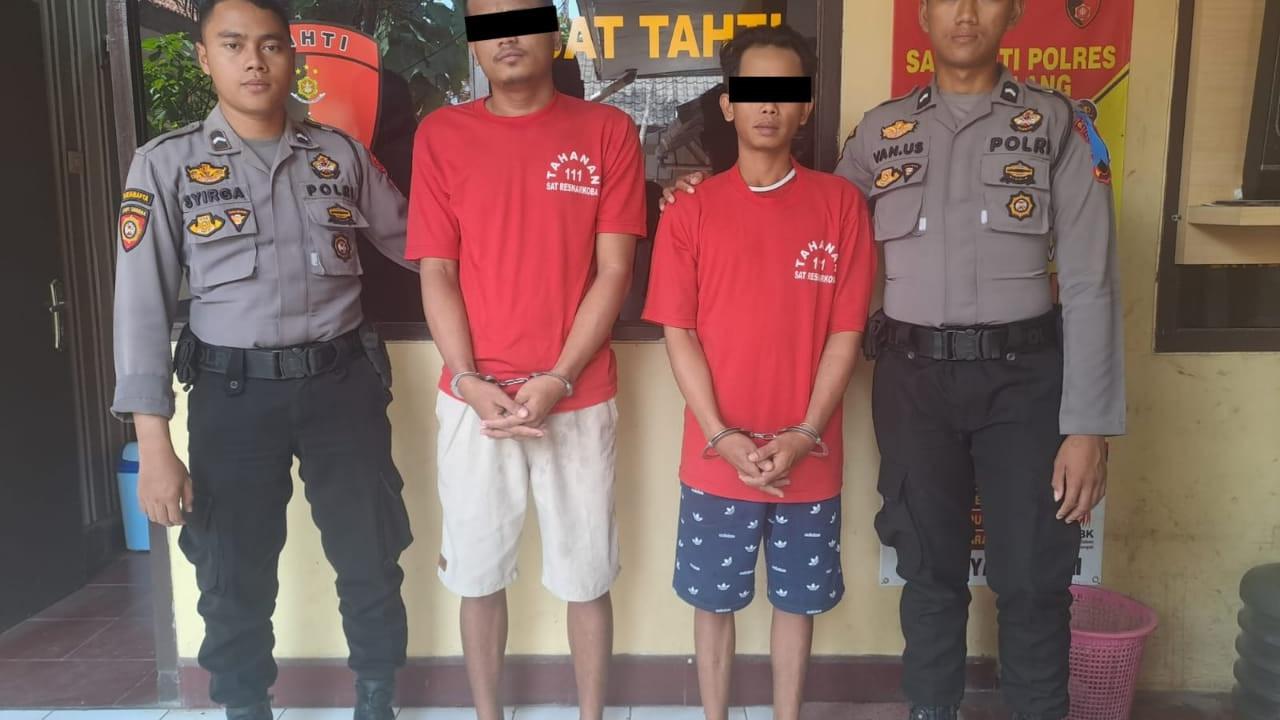 Polisi tangkap seorang pemuda yang mengedarkan hexymer di kalangan anak muda di Pemalang. (Foto: Liputan6.com/Humas Polres Pemalang)