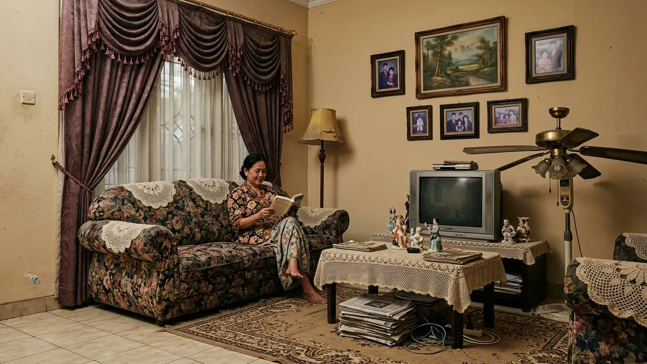 Dekorasi yang Membuat Rumah Terlihat Tua (AI Generated)