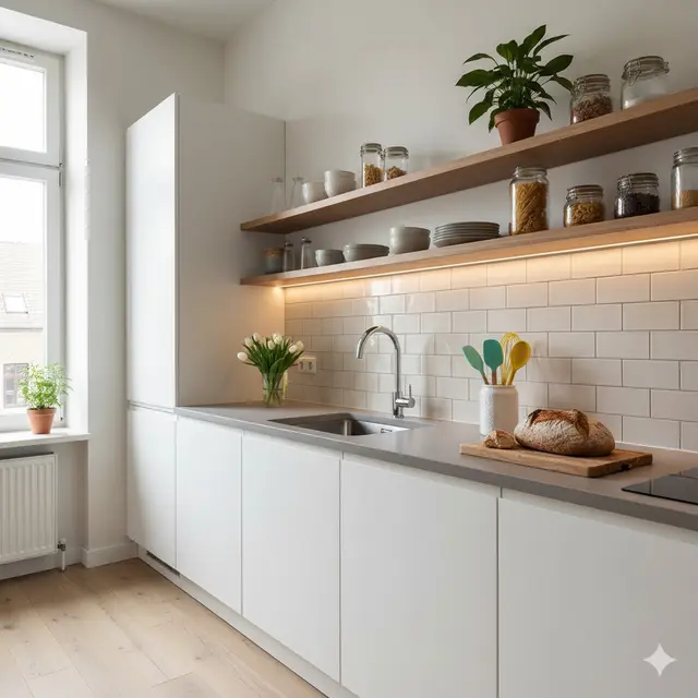 Model Dapur Minimalis Lurus