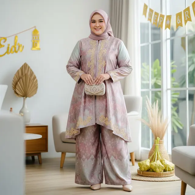 Model One Set untuk Wanita Bertubuh Gemuk (Gemini AI)