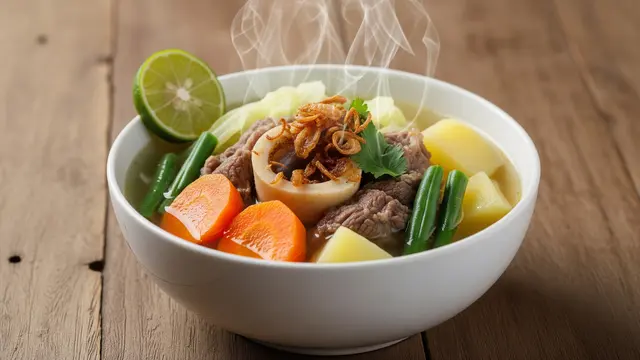 6 Resep Sup Tetelan Sapi Kuah Bening, Gurih dan Segar