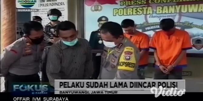 VIDEO: Polisi di  Banyuwangi Bekuk 2 Bandar Narkoba Saat Mau Transaksi