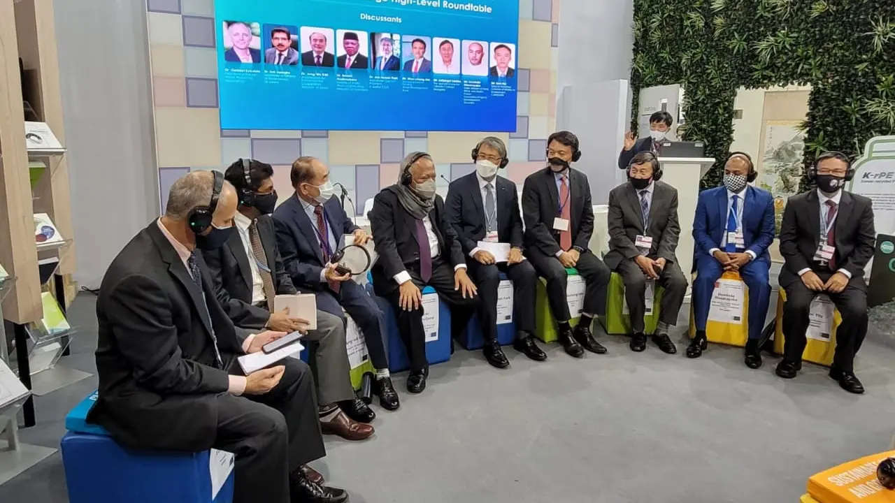 Menteri PUPR Basuki Hadimuljono hadir pada hari ketiga pelaksanaan Conference of the Parties (COP) ke-26 di Glasgow, Skotlandia. (Dok Kementerian PUPR)