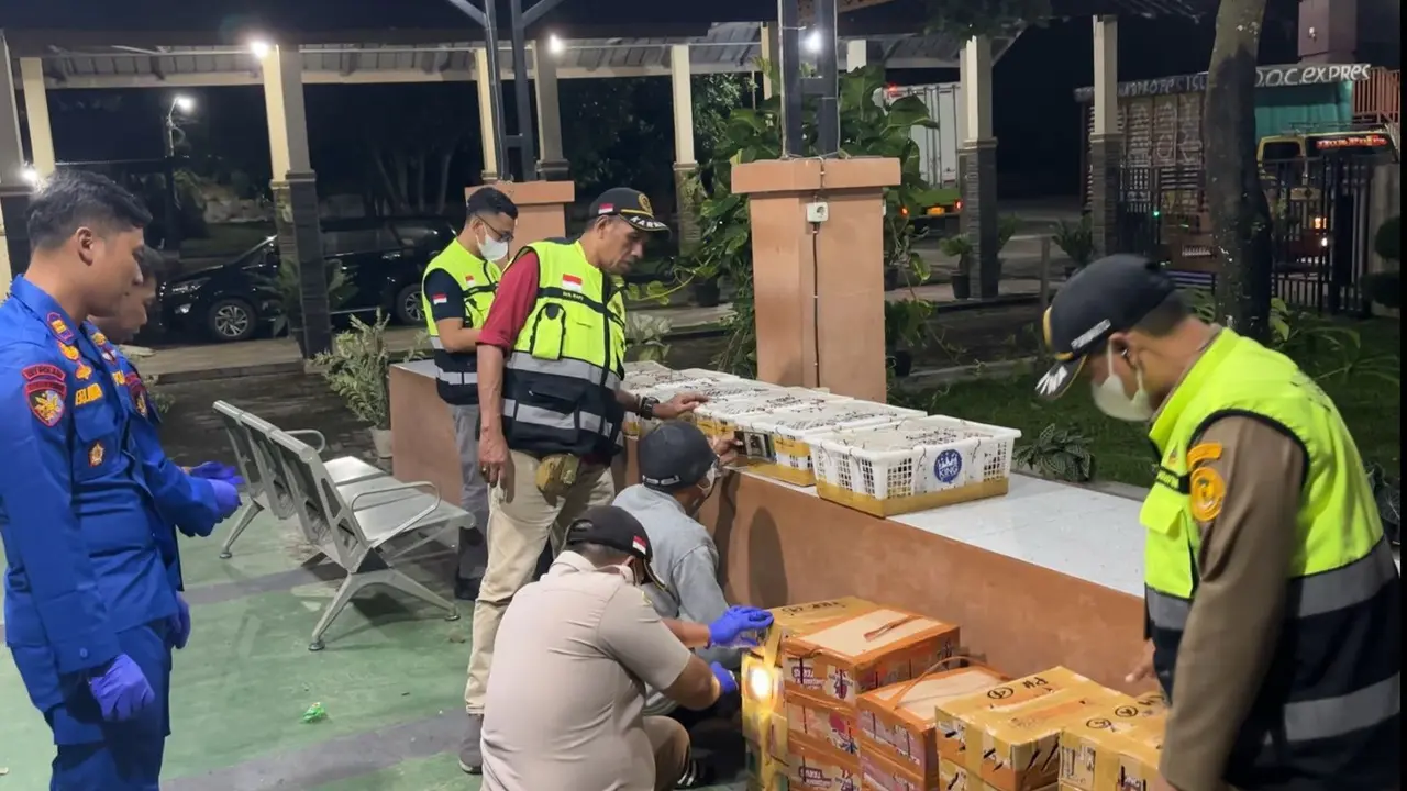 Penyelundupan ratusan burung berhasil digagalkan petugas gabungan. Foto : (Istimewa).