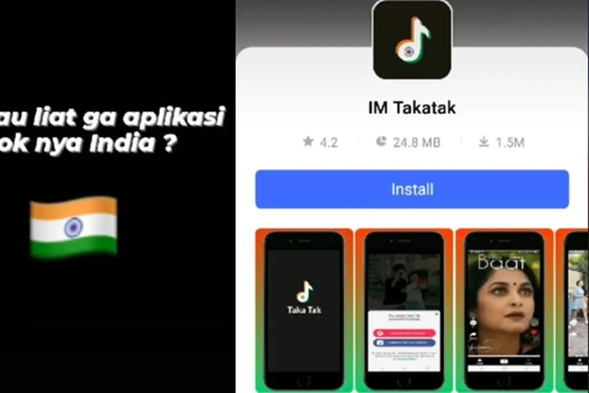 Viral Aplikasi TikTok Versi India, Komentar Warganet Bikin Ngakak