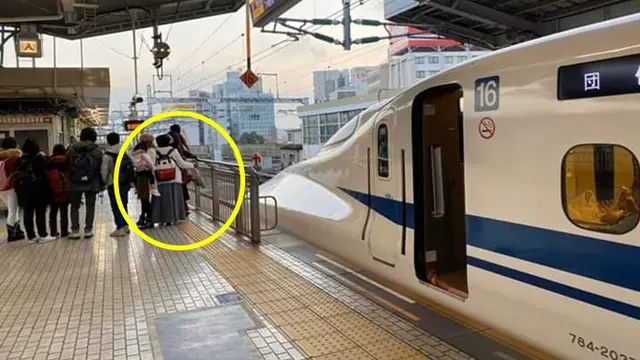 Viral Video Turis Indonesia Selfie di Stasiun Jepang, Buat Shinkansen Terlambat