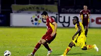 Esteban Vizcarra di laga Semen Padang vs Sriwijaya (Johan Tallo/Liputan6.com)
