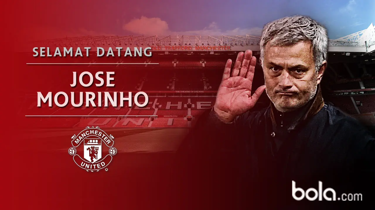 Jose Mourinho Manchester United (Bola.com/Adreanus Titus)