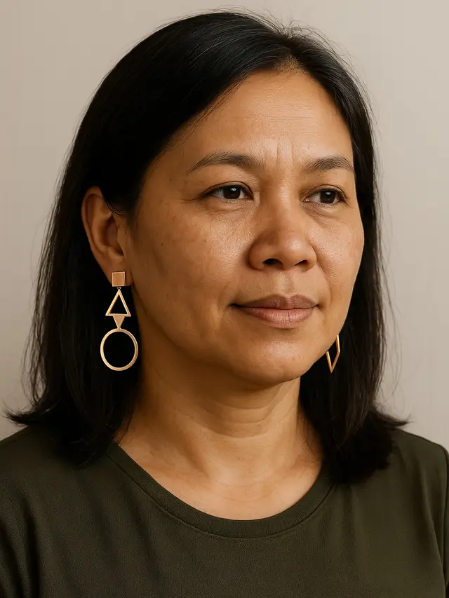 Model Anting 4 Gram untuk Ibu-Ibu Usia 40 Tahun (Image by ChatGPT)