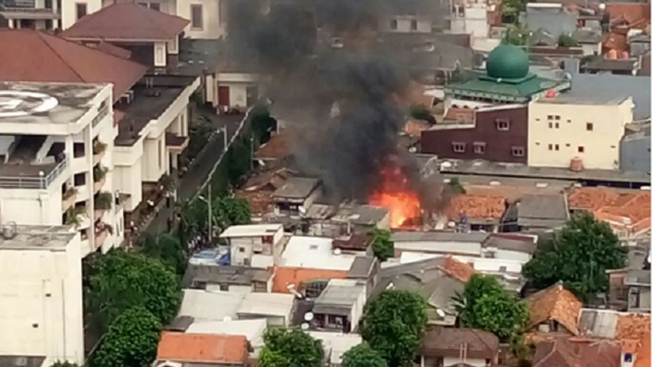 kebakaran rumah Tebet