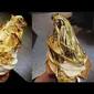 Unik, Es Krim berlapis Emas yang Bisa dimakan
