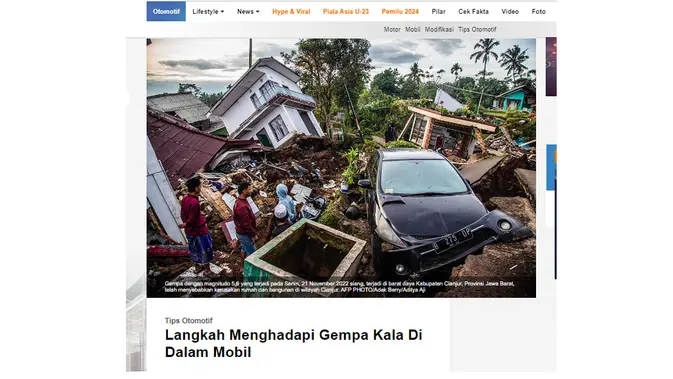 <p>Penelusuran klaim foto rumah Ketua KPU Hasyim Asyari ambruk</p>