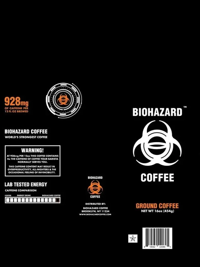 Biohazard, Dinobatkan Sebagai Kopi Terkuat dengan Kafein Paling Tinggi di Dunia