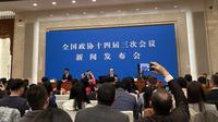 Sidang parlemen tahunan Cina (Liputan6.com/Winda Nelfira)