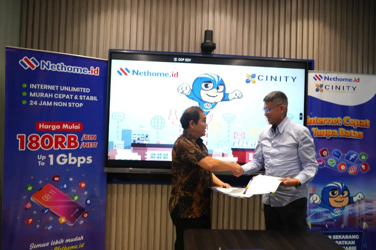 DATA bekerja sama dengan Cinity untuk membangun jaringan FTTH (Fiber to the Home). Credit: Remala Abadi