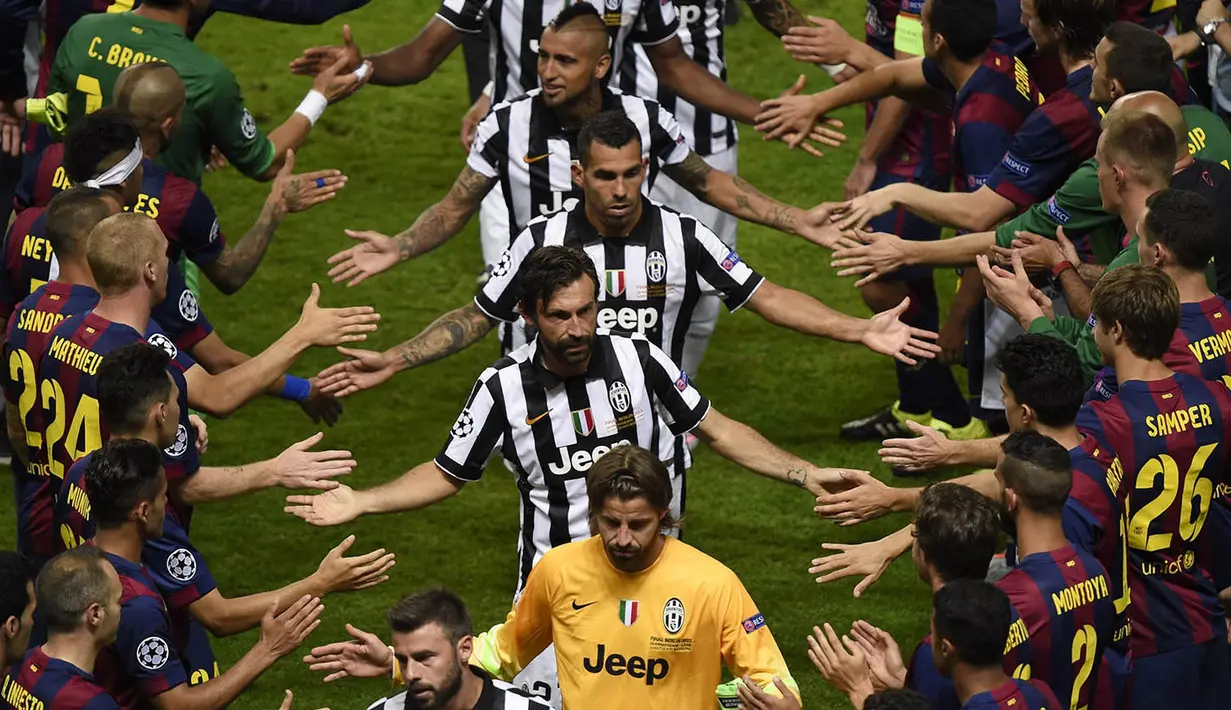 1. Juventus - Dari delapan kali lolos ke babak final Liga Champions, klub Serie A ini kalah enam kali dan baru dua kali merasakan gelar juara. (AFP/Odd Andersen)