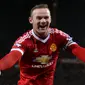 Wayne Rooney (402) - Rooney merupakan salah satu striker terbaik yang pernah dimiliki The Red Devils. Berkat penampilan apiknya, Rooney dimainkan 402 kali saat Manchester United dinahkodai Sir Alex Ferguson. (AFP/Oli Scarff)