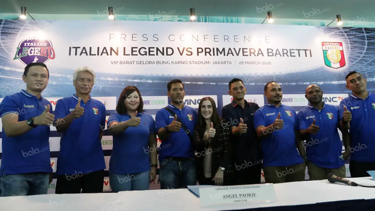Press Conference Italian Legenda vs Primavera Baretti