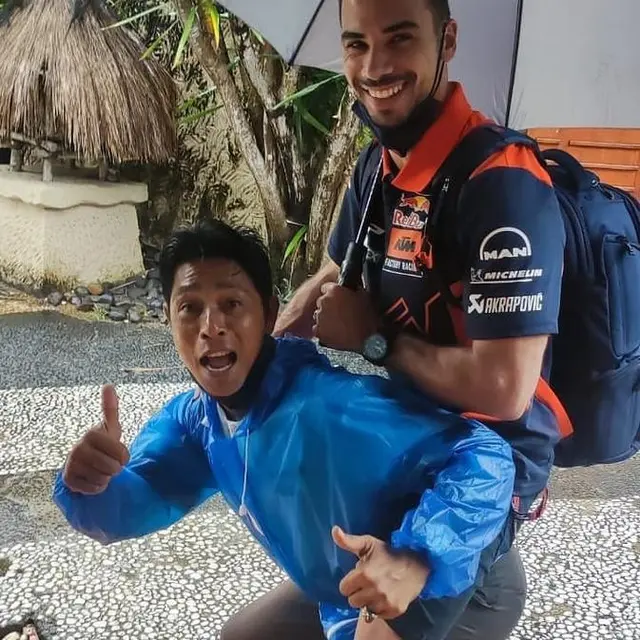 Potret Miguel Oliveira Juara MotoGP Mandalika