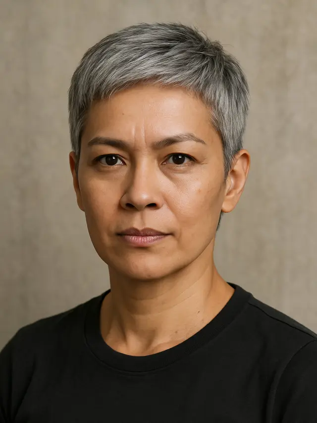 Model Rambut Pixie untuk Ibu-ibu Usia 45an ke Atas (Foto: ChatGPT)