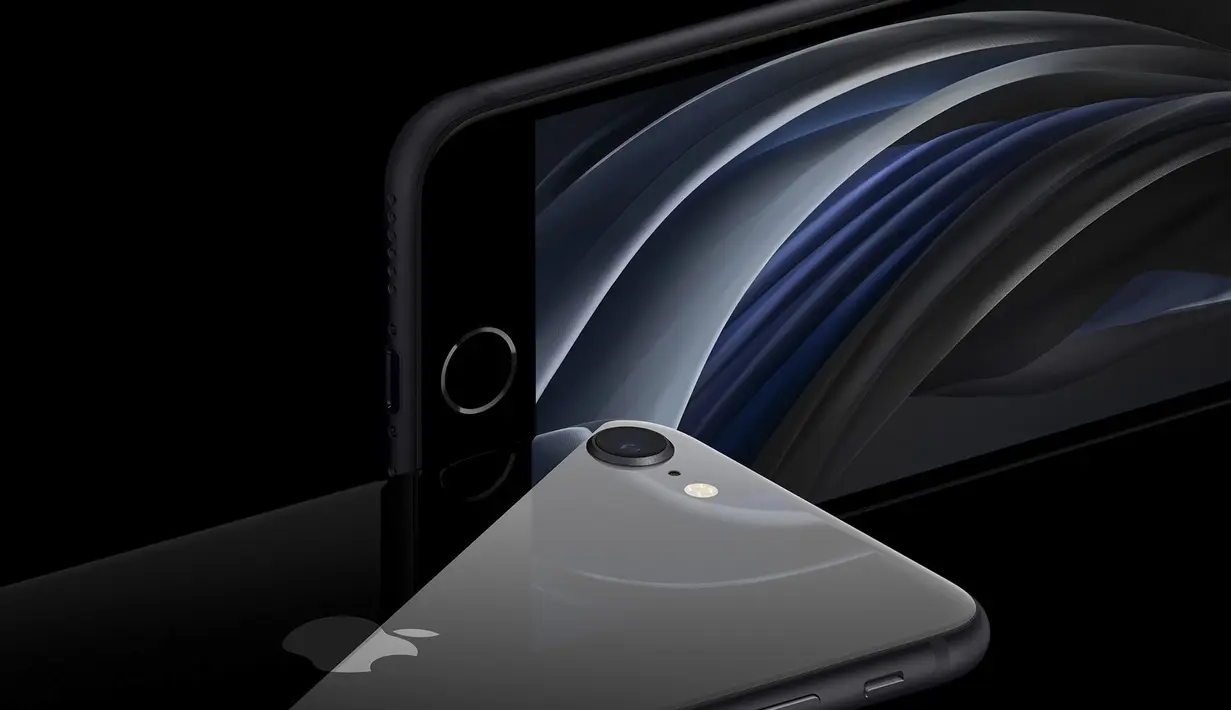 Wujud iPhone SE (2020). Apple resmi merilis smartphone terbaru mereka, yakni iPhone SE (2020). (Handout/Apple Inc./AFP)