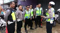 Satlantas Polres Kota Cirebon. (Liputan6.com/Audrey Santoso)