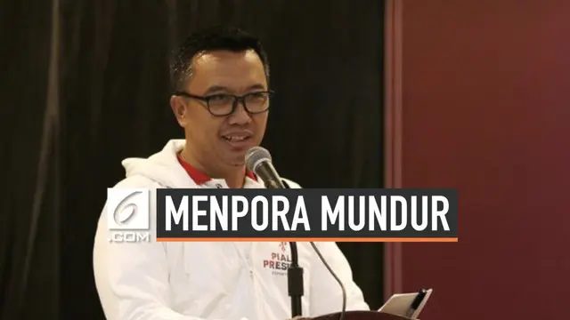VIDEO: Jadi Tersangka Korupsi, Menpora Imam Nahrawi Mengundurkan Diri