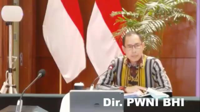 Joedha Nugraha, Direktur PWNI dan BHI Kemlu RI dalam press briefing pada Jumat 7 Agustus 2020.