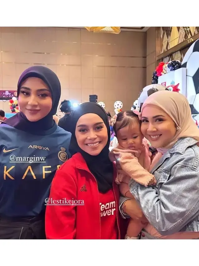 10 Potret Artis di Pesta Ultah Anak Lesti Kejora dan Rizky Billar, Bertabur Bintang