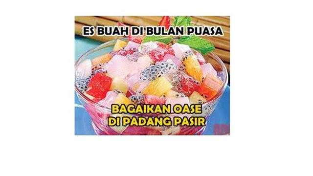 6 Meme Lucu Es Segar Tampak Menggoda Saat Puasa, Rintangan Ramadhan