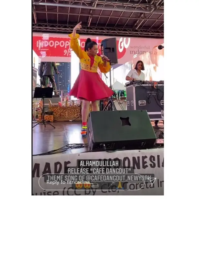 8 Momen Fitri Carlina di New York, Gelar Dangdutan di Times Square