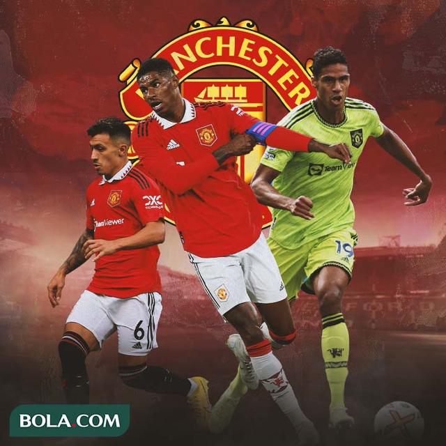 Manchester United - Lisandro Martinez, Marcus Rashford, Raphael Varane
