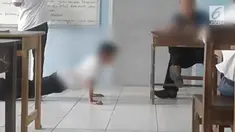 Setelah viral di media sosial, kasus guru tendang murid di depan kelas telah selesai diusut.