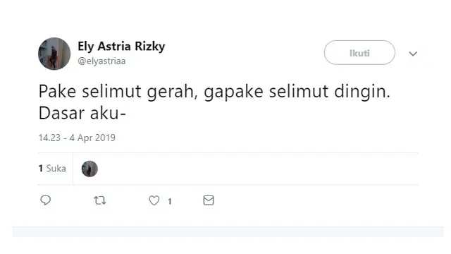 cuitan dasar aku